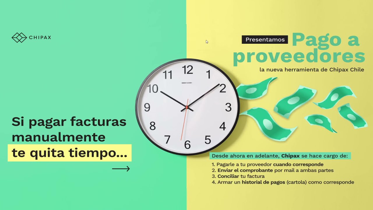 Webinar Pago a Proveedores Chipax