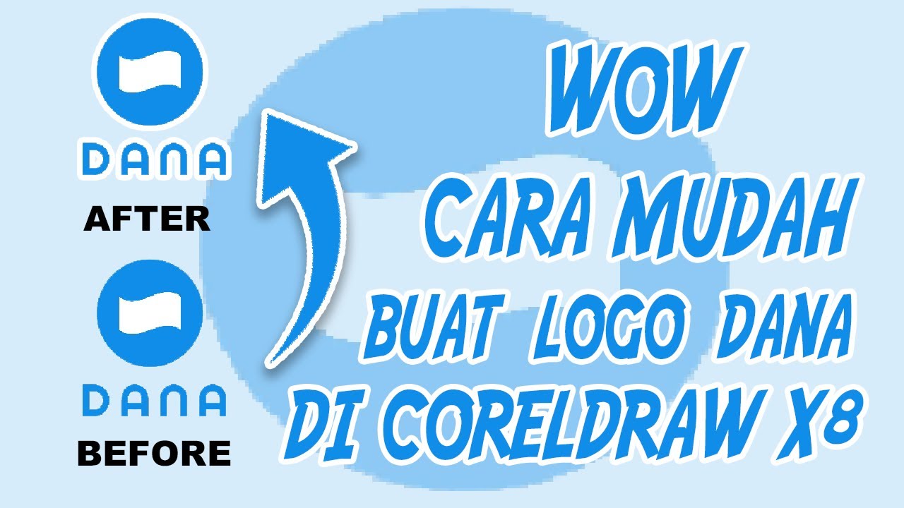 Cara Cepat Membuat Logo Dana Di Coreldraw x8