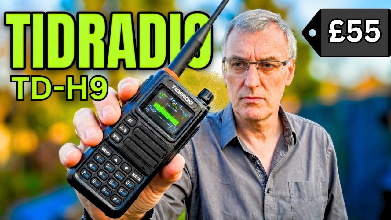 Рация Tidradio TD-H9 Darkside 446 с авиационным диапазоном и FM-радио