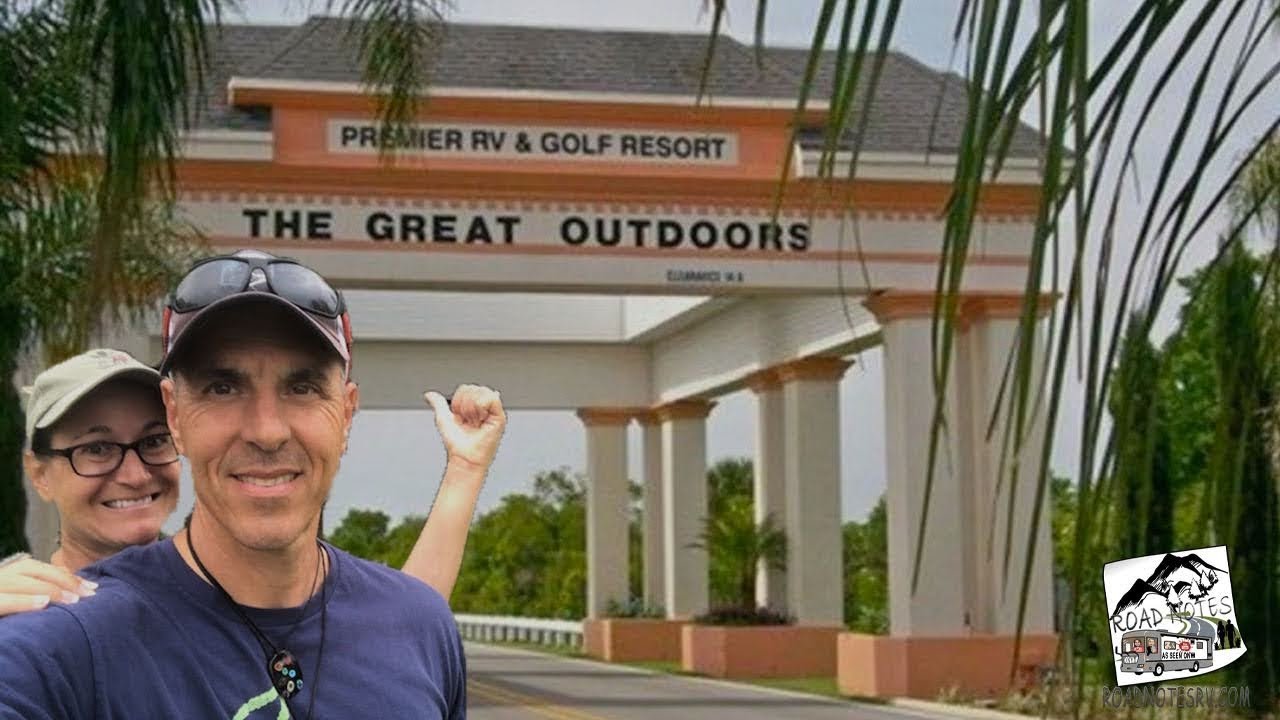 WHAT'S IT LIKE TO LIVE AT THE GREAT OUTDOORS RV RESORT / FULL REVIEW / FULL TIME RV LIFE
