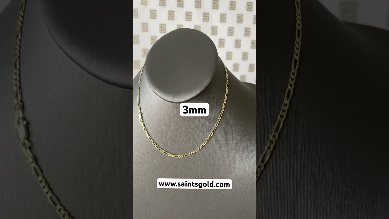 THESE are the figaro chains you want‼️#saintsgold #gold #menschain #goldchain #mensjewelry #jewelry