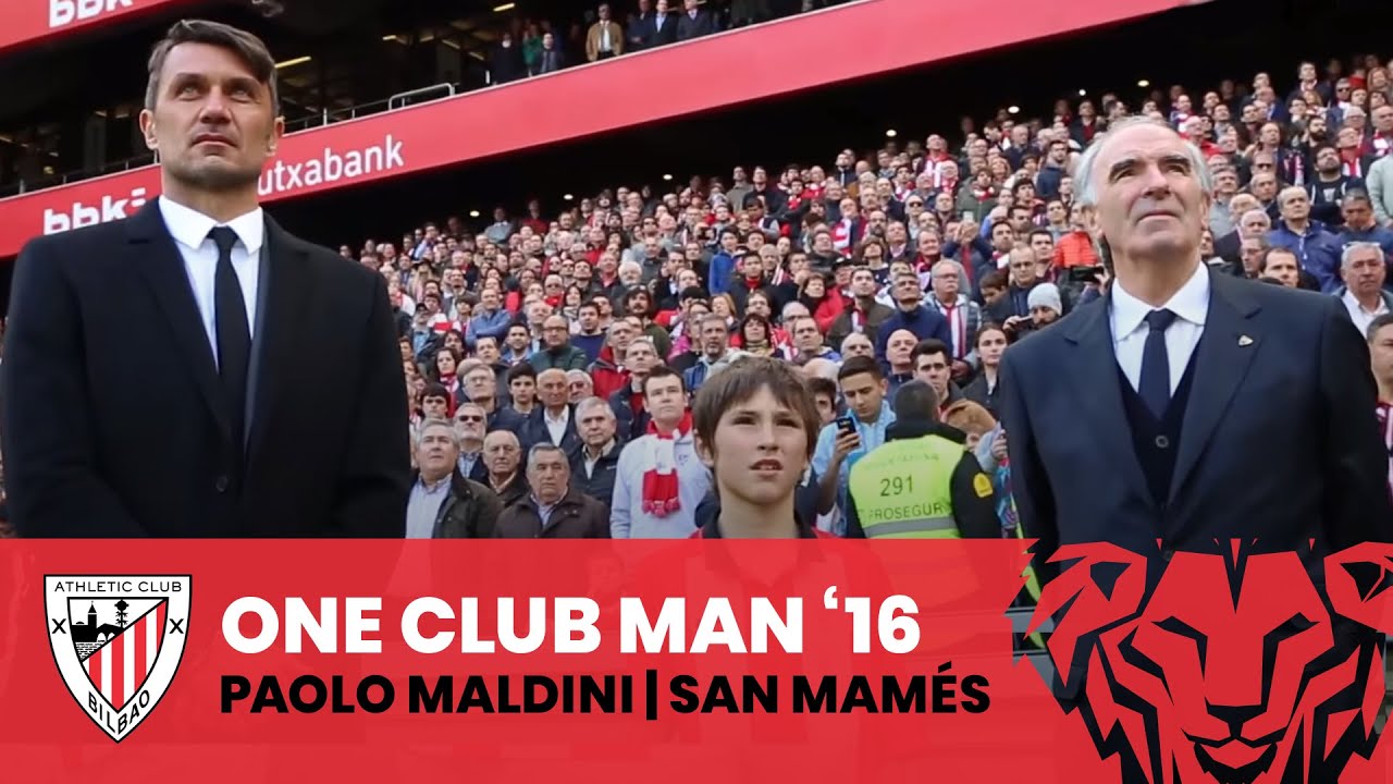 🏆 Paolo Maldini - One Club Man Award 2016 I San Mames