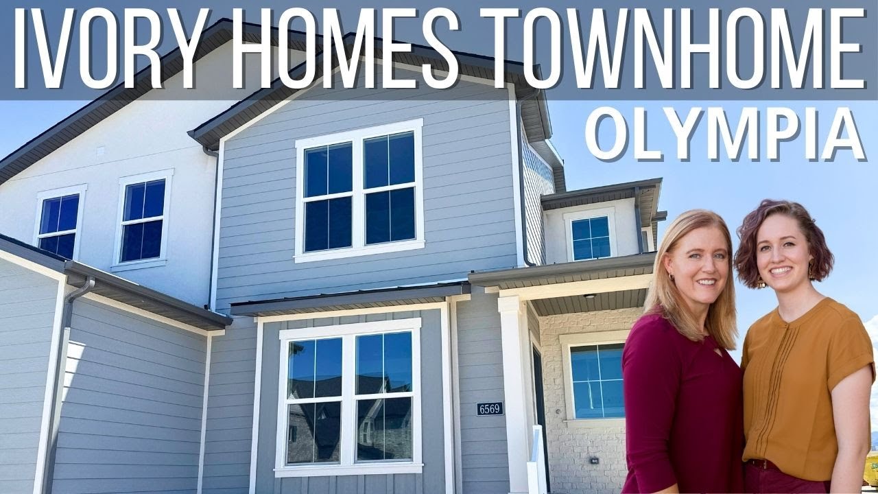 Ivory Homes Tour-Olympia Townhome in West Jordan | Dry Creek Highlands | Salt Lake Valley