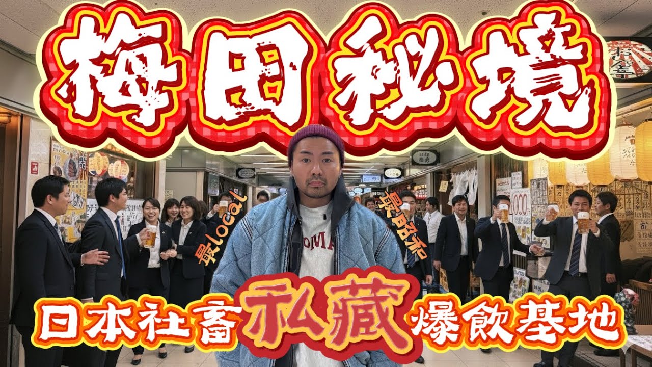 【梅田秘境】｜1970年代昭和商場探訪｜日本上班族私藏放鬆基地・最地道日本上班族日常｜