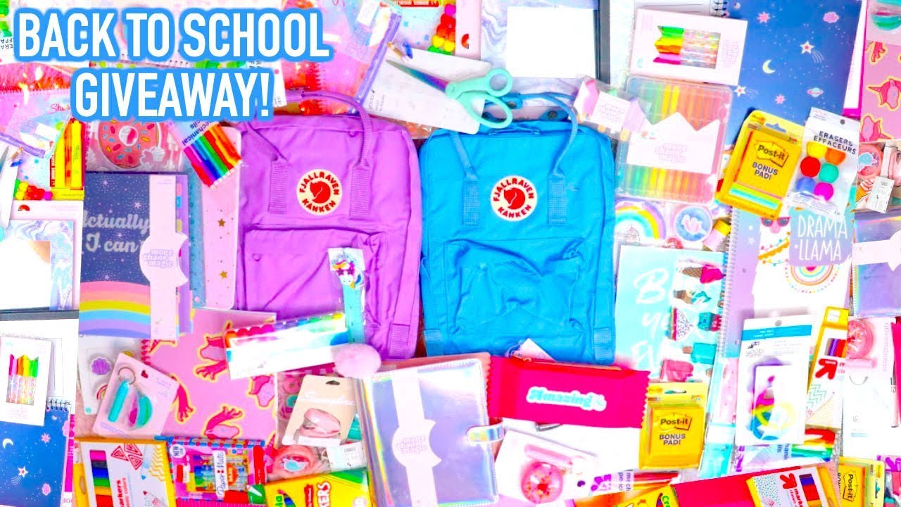 BACK TO SCHOOL SUPPLIES HAUL + GIVEAWAY 2019! (3 WINNERS)