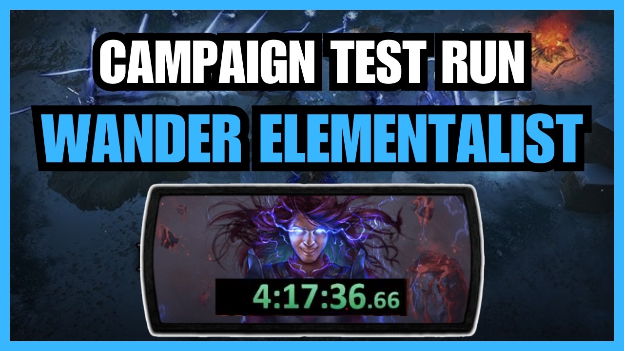 Wander Elementalist Campaign Act 10 Test Run 3.28