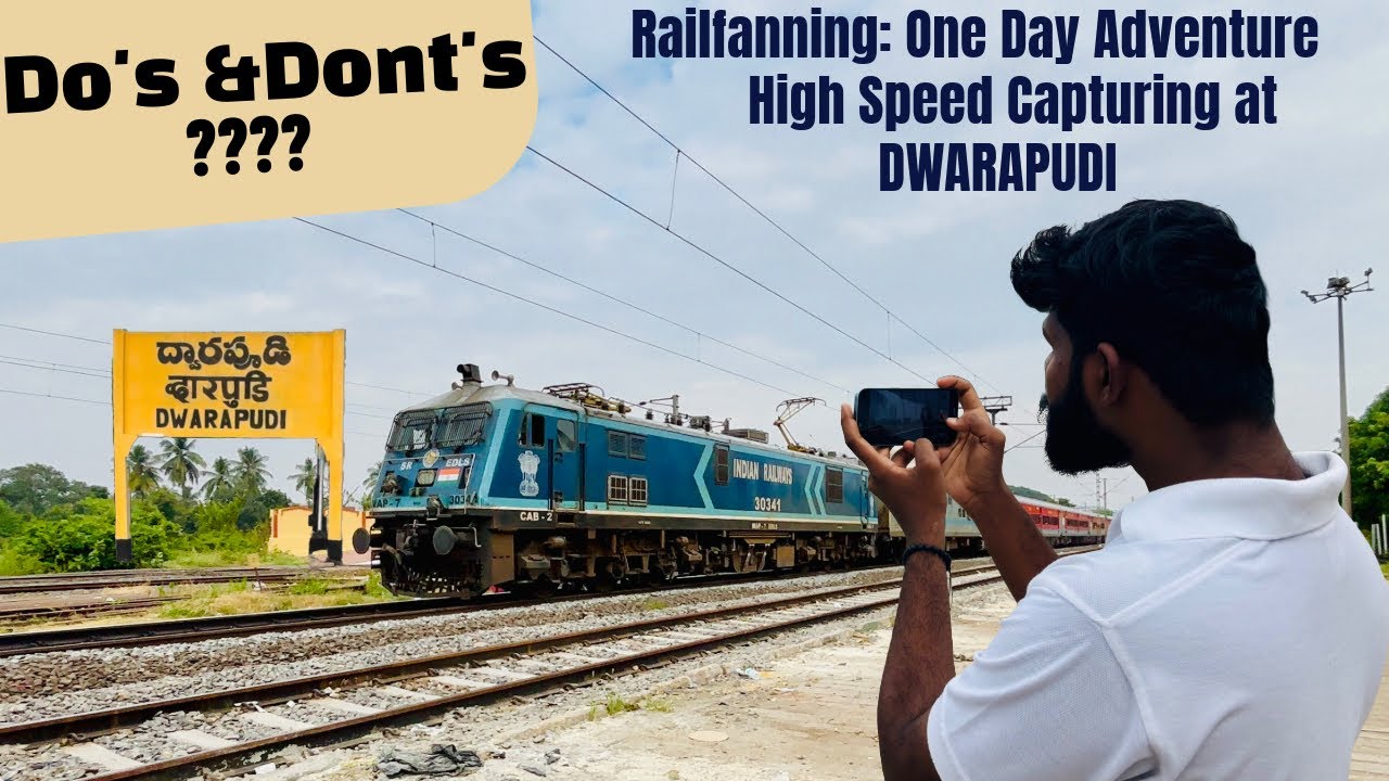 Vlog of Amazing High-Speed Train Skips at Dwarapudi🥵||Coromandel VandeBharat & Many more