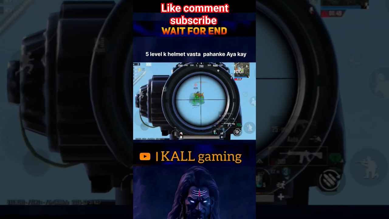 5 level k vest helmet pahanke aya hay 