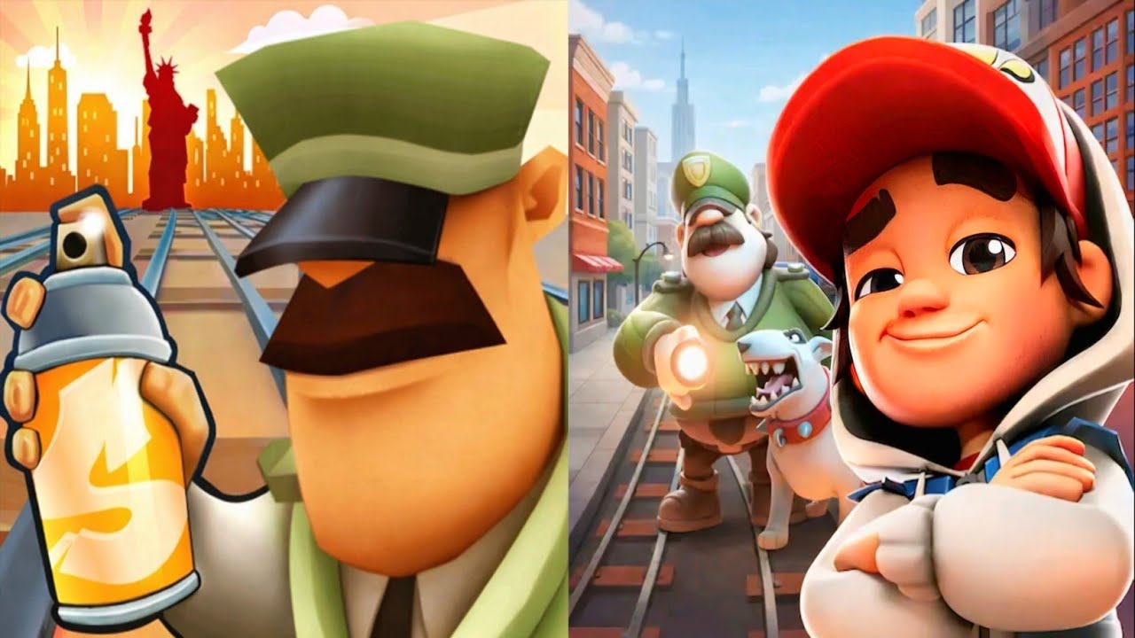 Subway surfers : New York 2025 🆚 City 2026 Map Comparison 