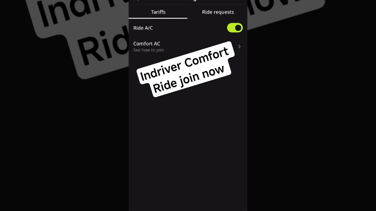 Indriver Comfort🚕🚕 Ride join now