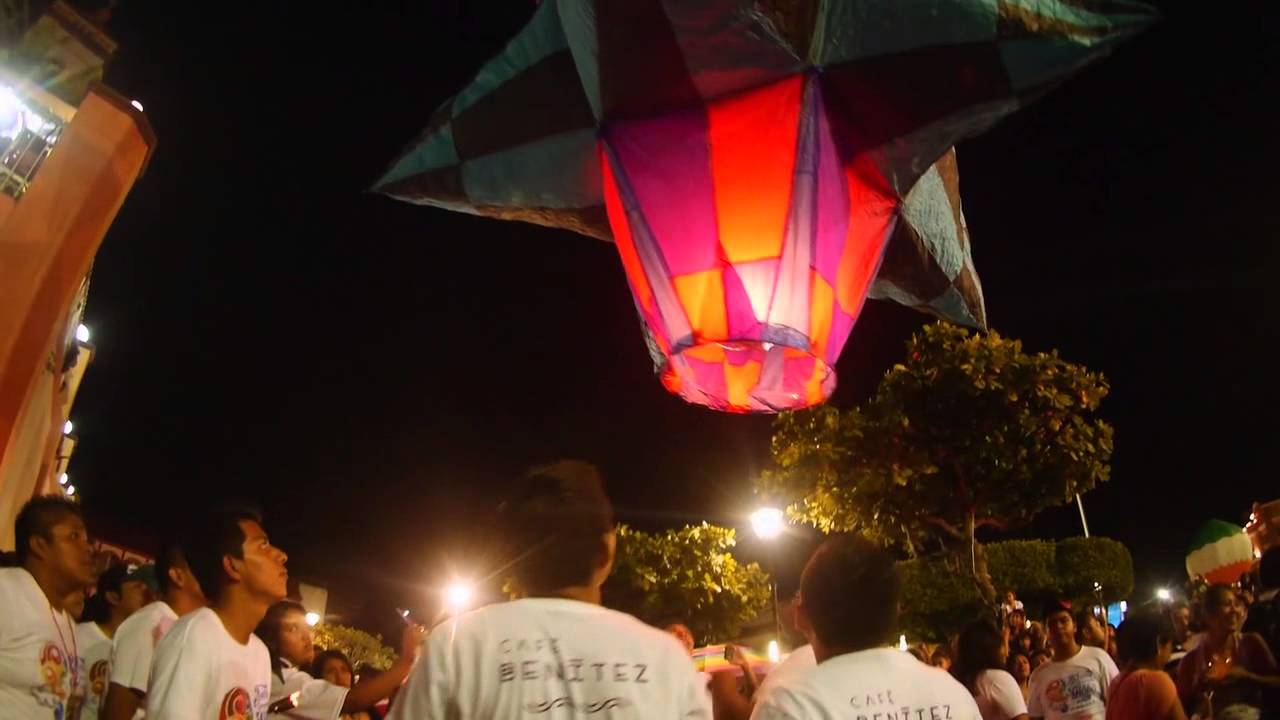 2do. Festival Internacional del Globo de Papel San Andrés Tuxtla.