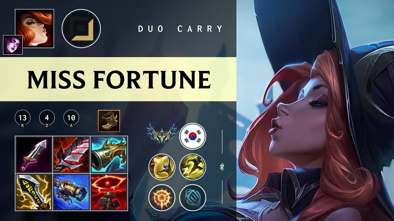 Miss Fortune ADC vs Yunara - KR Challenger Patch 26.04