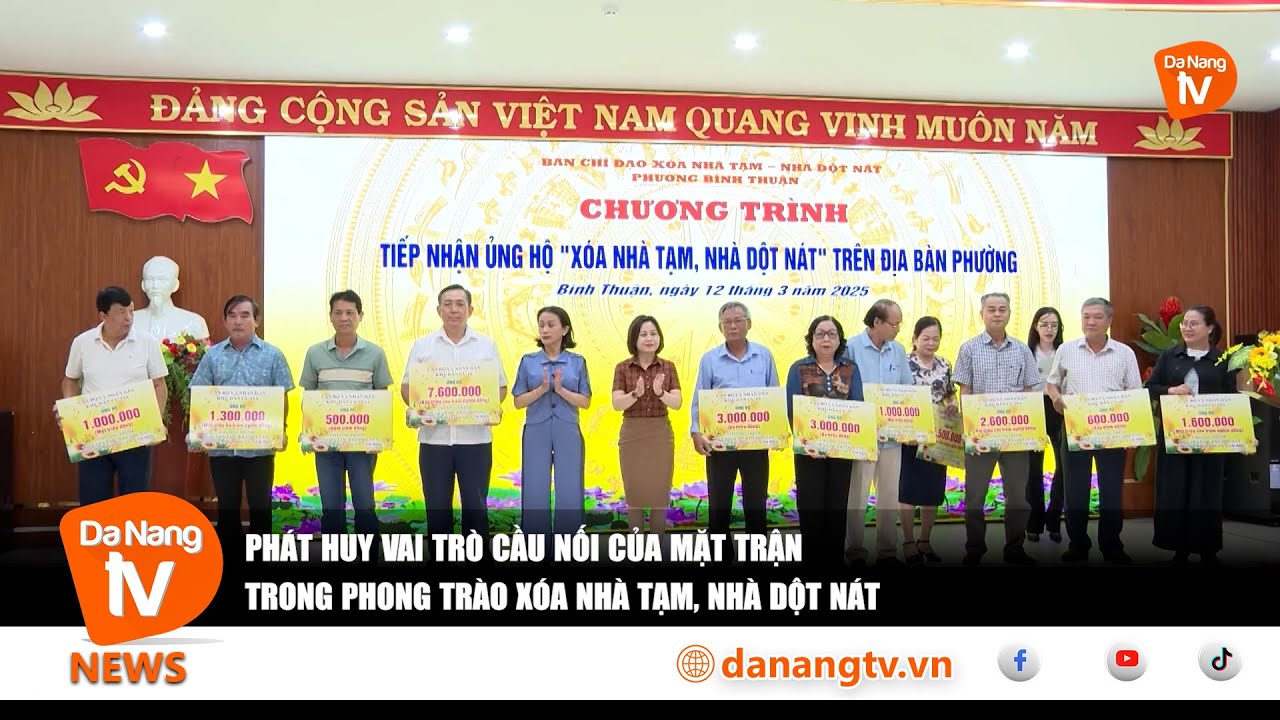 PHÁT HUY VAI TRÒ CẦU NỐI CỦA MẶT TRẬN TRONG PHONG TRÀO XÓA NHÀ TẠM, NHÀ DỘT NÁT