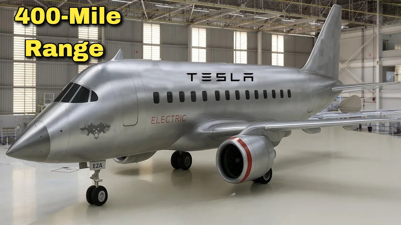 Tesla&rsquo;s Electric Plane: 400-Mile Range and Fast-Swap Cassette Batteries