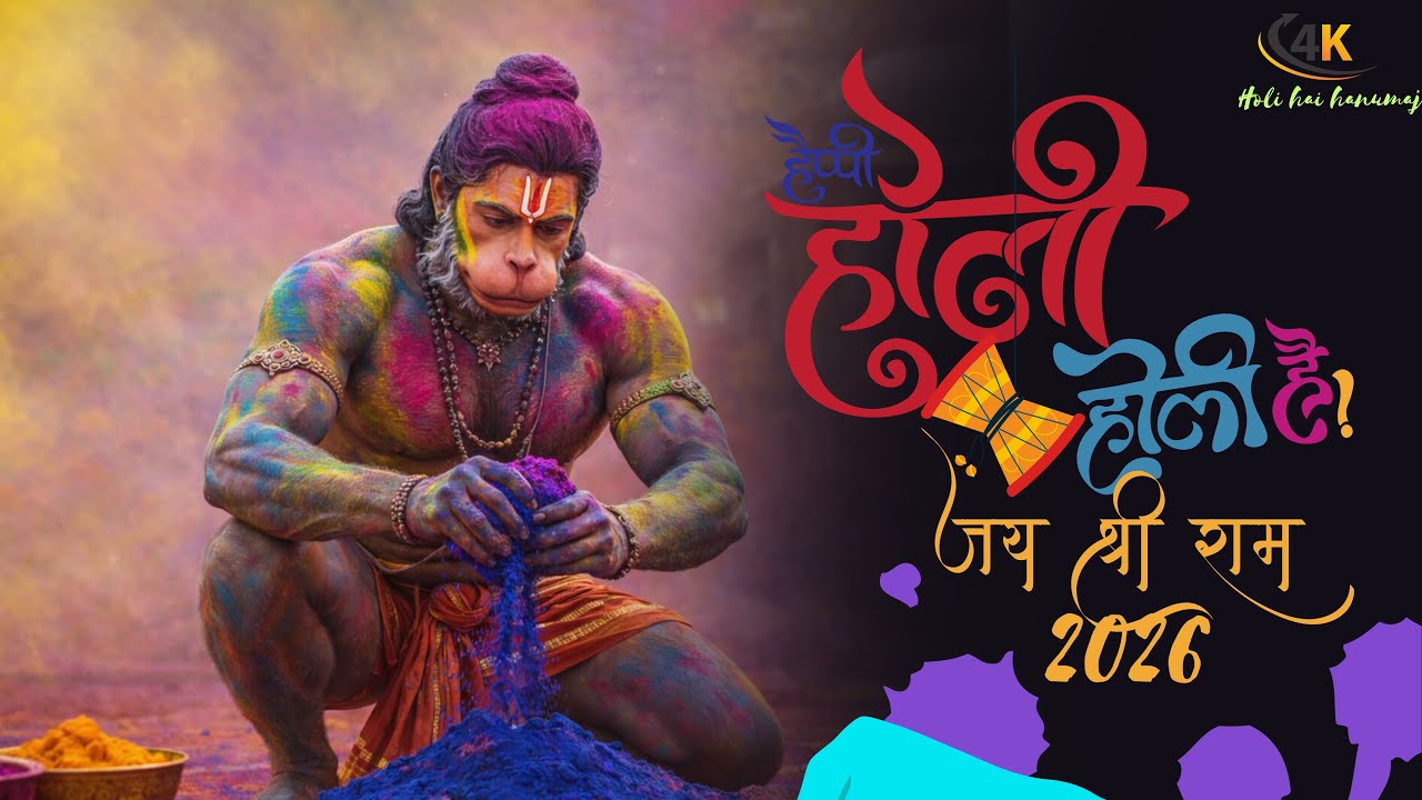 🚩Soulful Hanuman Bhajan | बुरा ना मानो होली 2026 इस होली सिर्फ प्यार बरसे 💕powerful Hanuman bhajan 