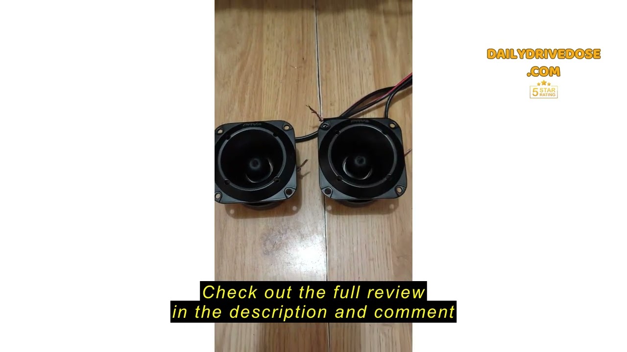Review PRV AUDIO Super Tweeters for Car Audio, 3.5 Inch Bullet Tweeter Pair 240 Watts, PRV Tweeter T