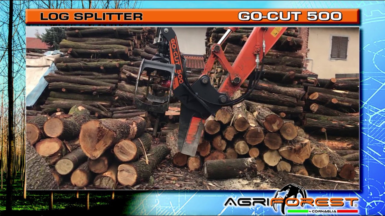 Log splitter - Spaccalegna polifunzionale GO-CUT AGRIFOREST