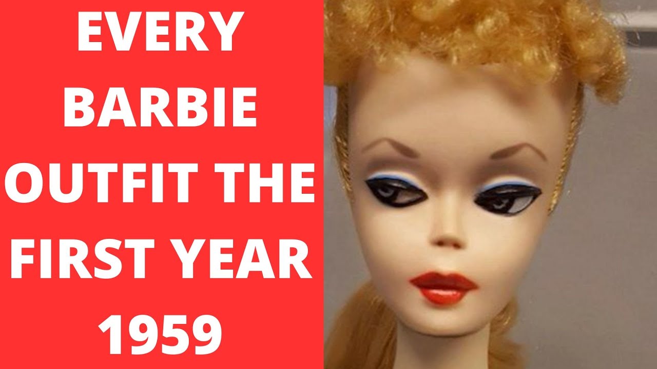 A History of the First Barbie & EVERY outfit 1959💕The Vintage  Ponytail