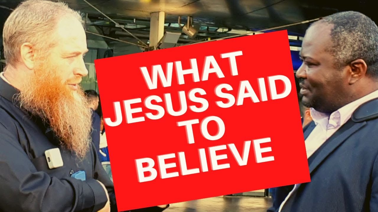 Can God Say The Father Is Greater Than Me! Yusuf VS Visitor | Stratford Dawah