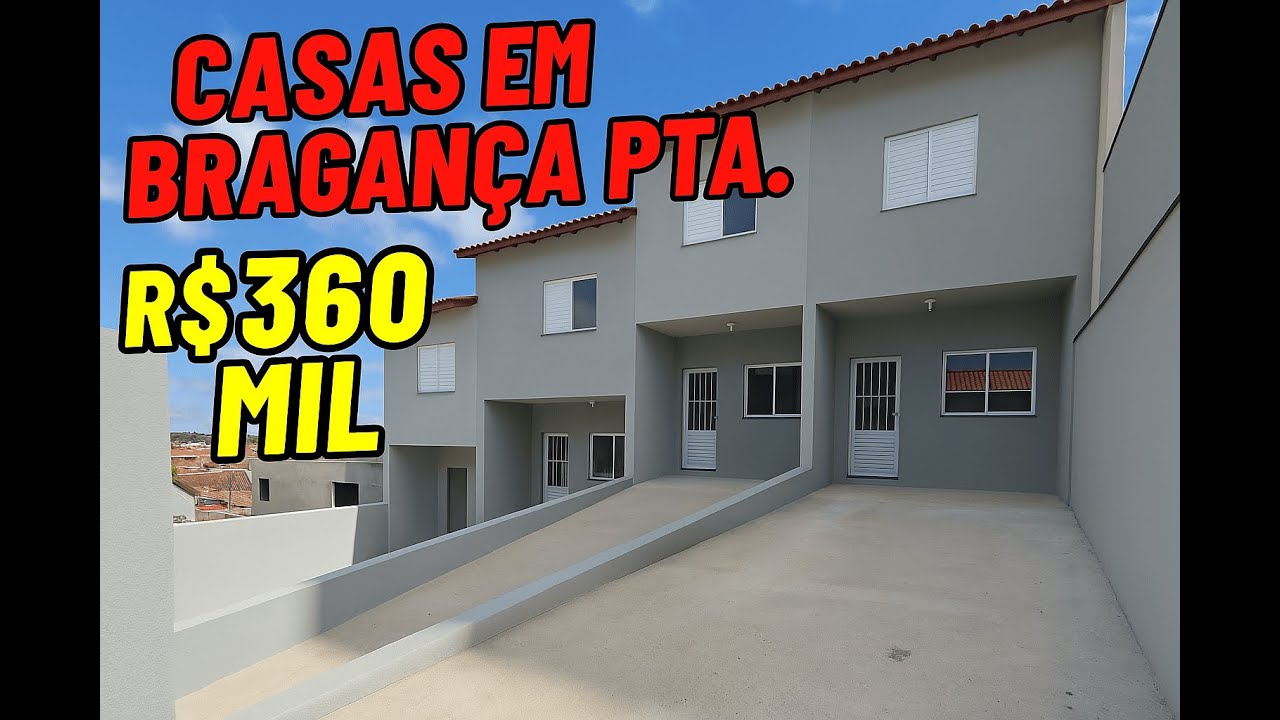 📍 CASA À VENDA EM BRAGANÇA PAULISTA – R$360 MIL!