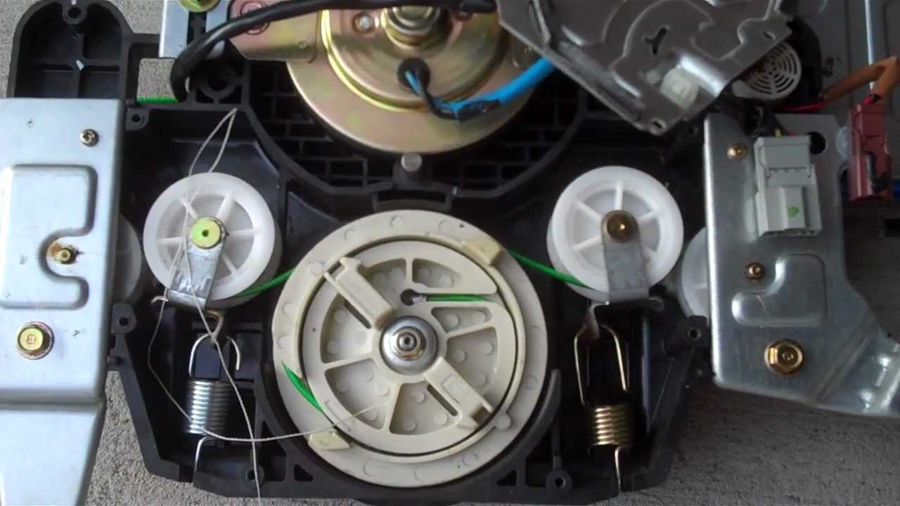 2003 Honda Odyssey sliding door cable repair
