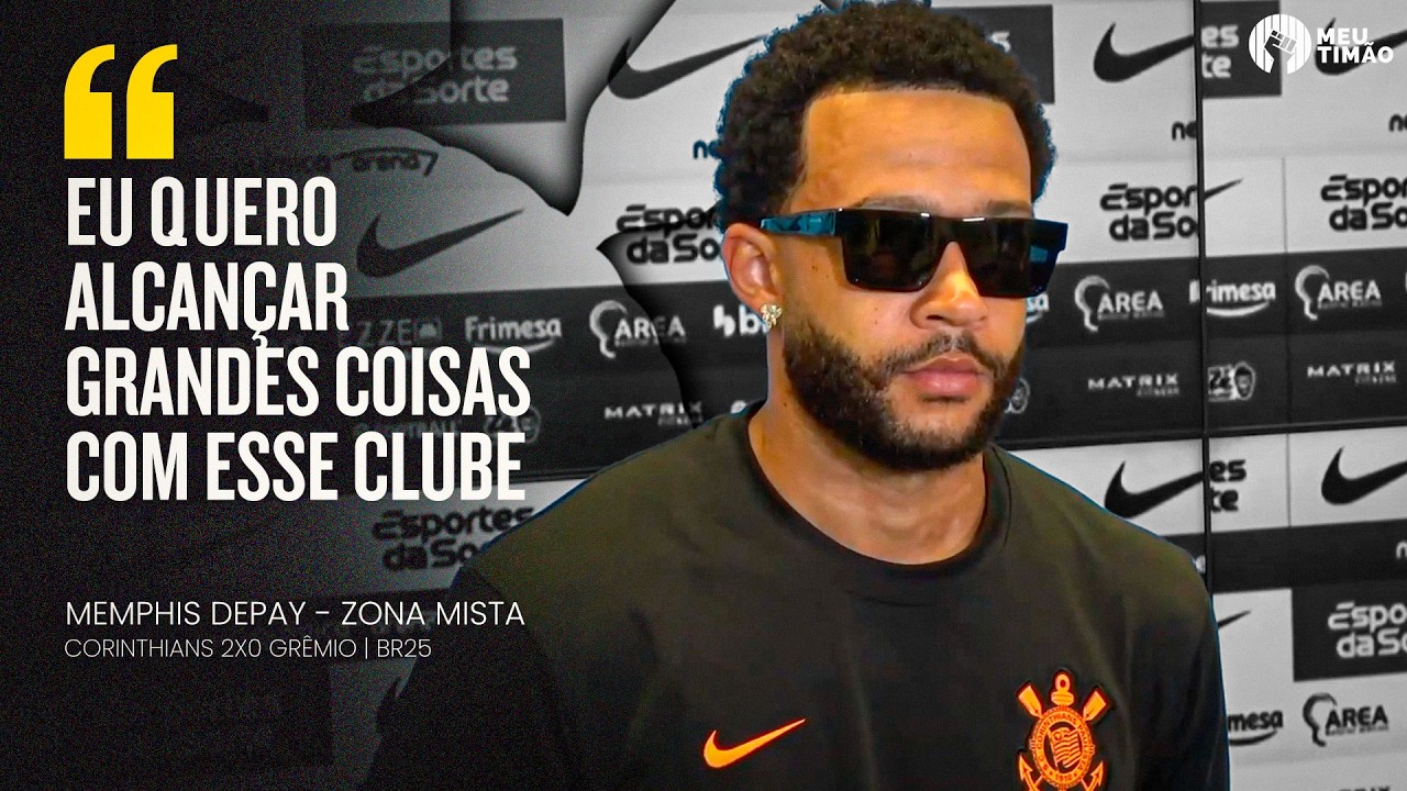 DEPAY REVELA RELAÇÃO COM DIRETORIA E PLANOS NO CORINTHIANS APÓS CONQUISTAS RECENTES