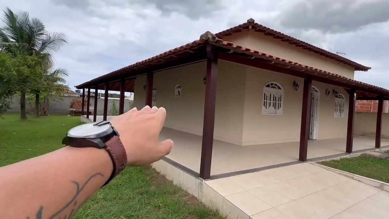 🇧🇷Que terrenão casa grande de praia tem por 280mil preço de Pai❤️ em Unamar - Cabo Frio/Rj