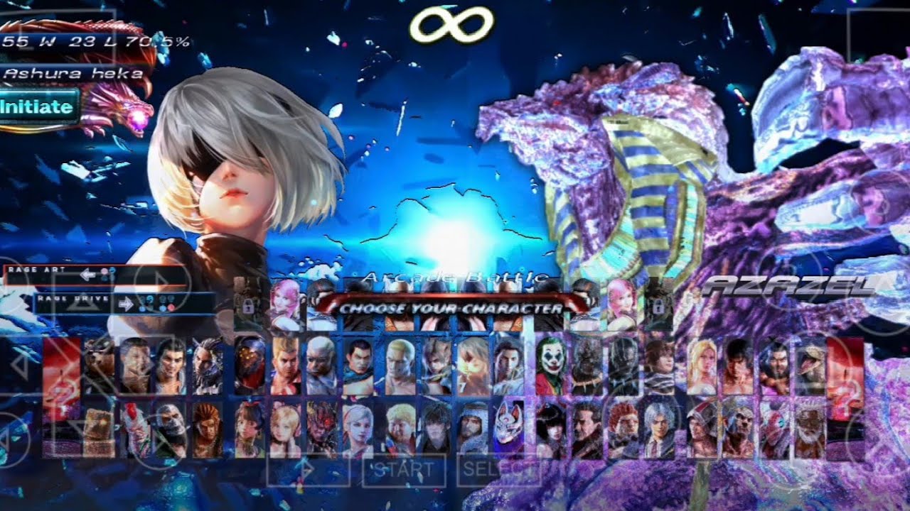 Test New Update HD Azazel Tekken 7 Mod HD Textures PPSSPP On Android Hellio G99