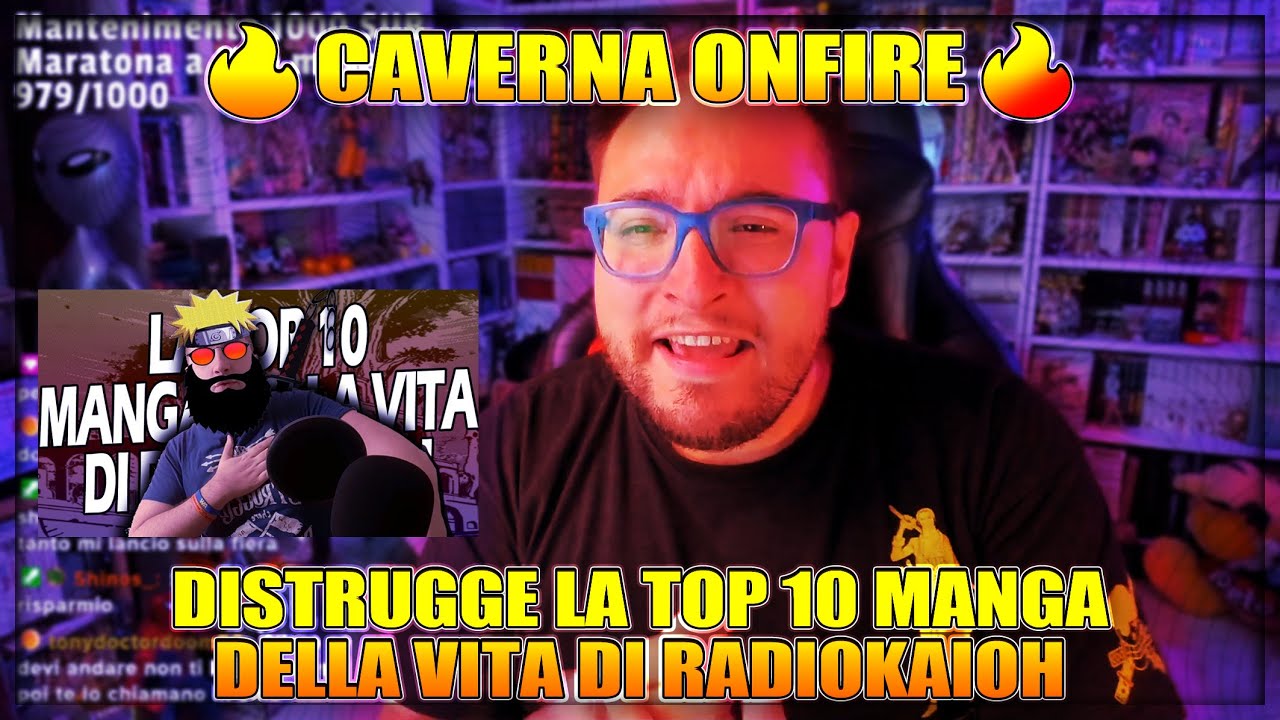 🔥caverna ONFIRE🔥VS La TOP 10 MANGA della VITA di 