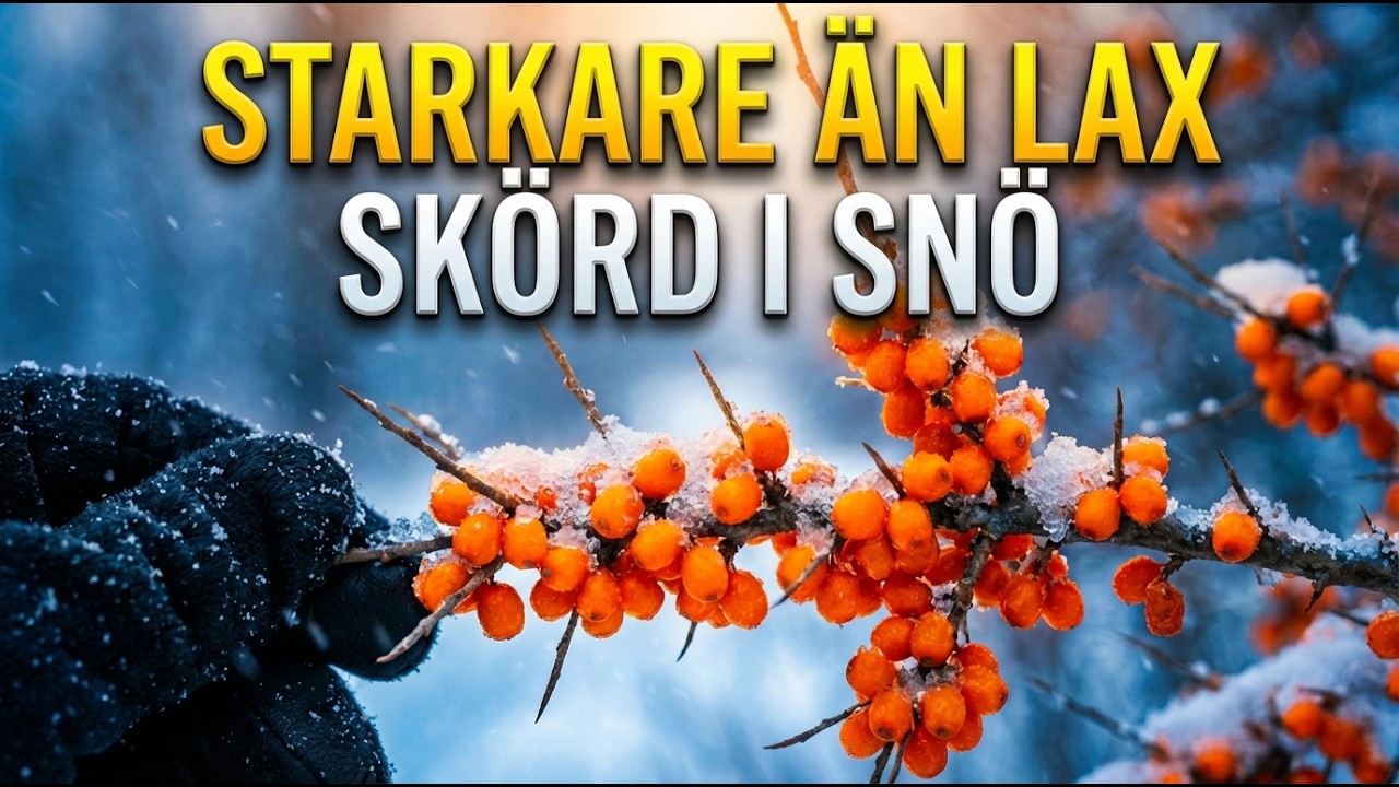 Starkare än lax: Det enda bäret med alla 4 omega-fetter (Skörda mitt i vintern)