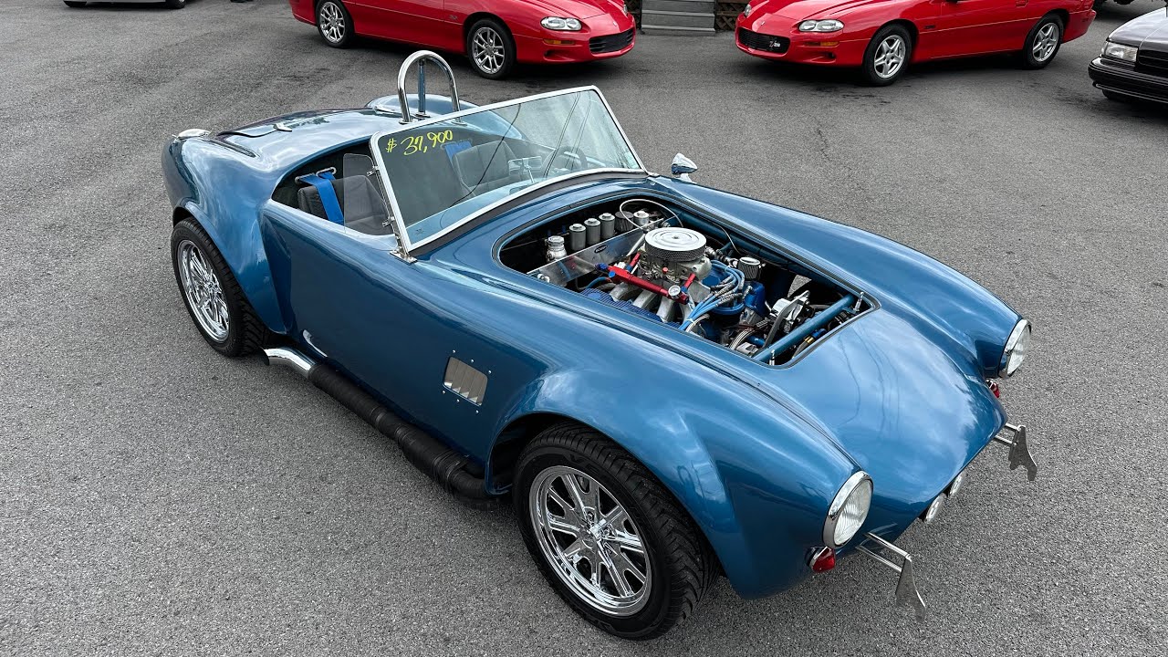 Test Drive 1965 Ford Cobra Kit Race Car SOLD $37,900 Maple Motors #2300