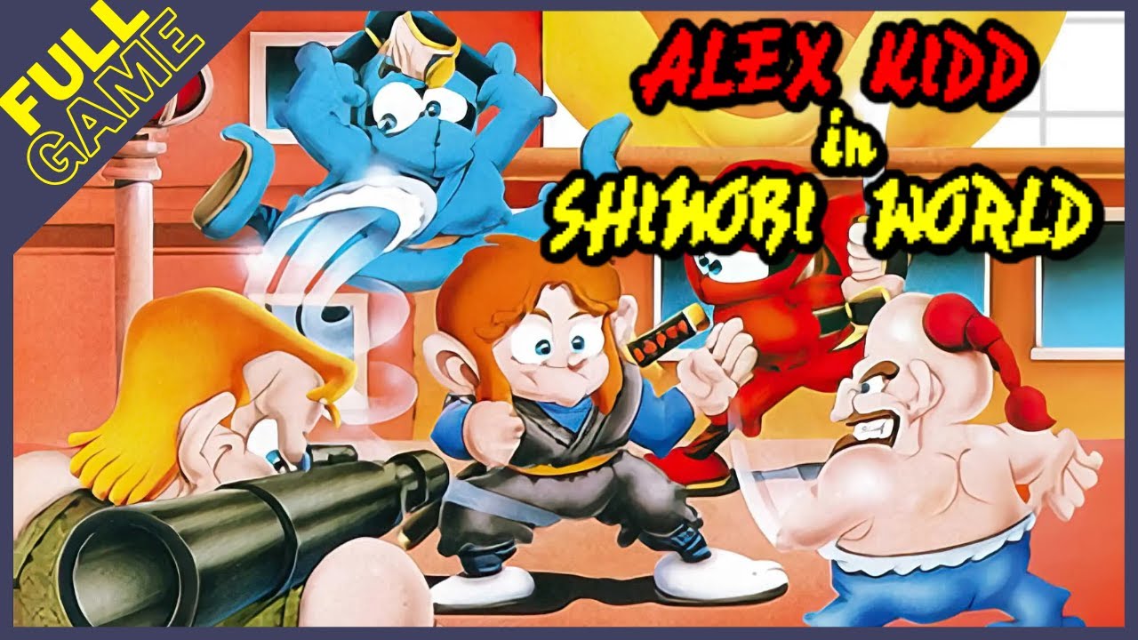 Alex Kidd in Shinobi World Longplay (Master System) | Full Game Walkthrough