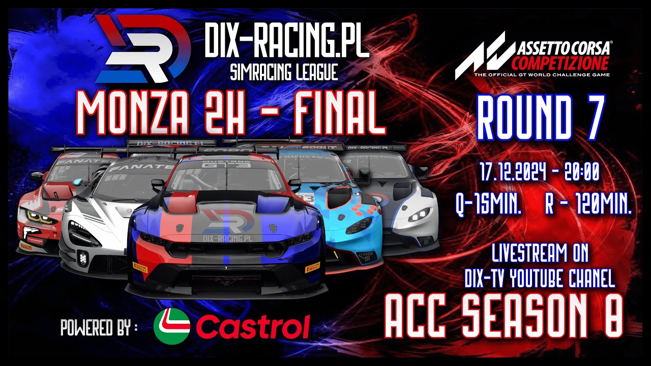 ACC - MONZA 2H - GT3 2024 - S8 - R7 - FINAL - POWERED BY CASTROL