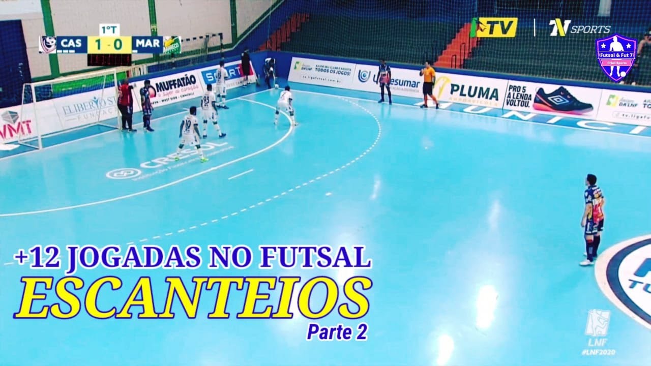 +12 Jogadas Ensaiadas de ESCANTEIOS para colocar em pratica no Futsal (Parte 2)