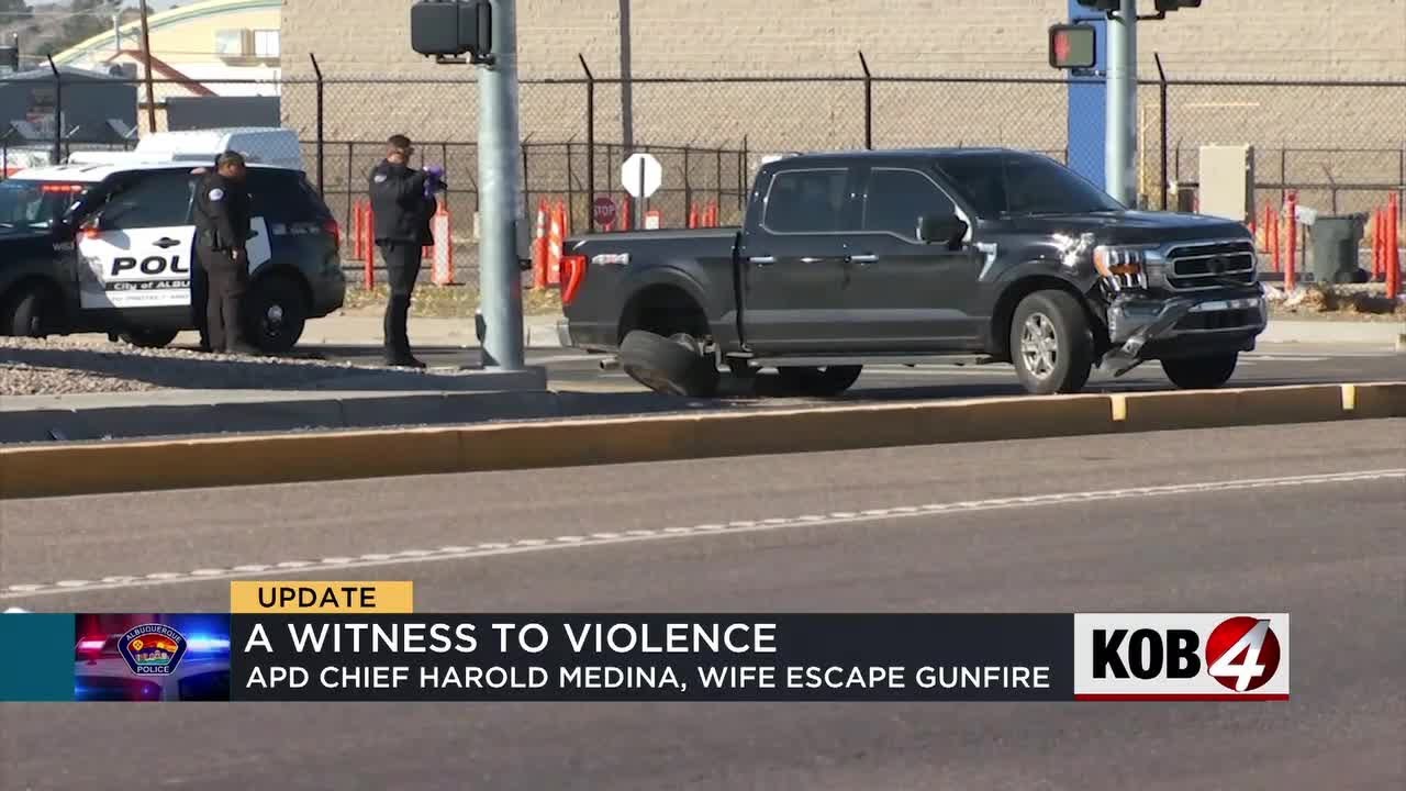 Albuquerque police chief runs red light while fleeing gunfire