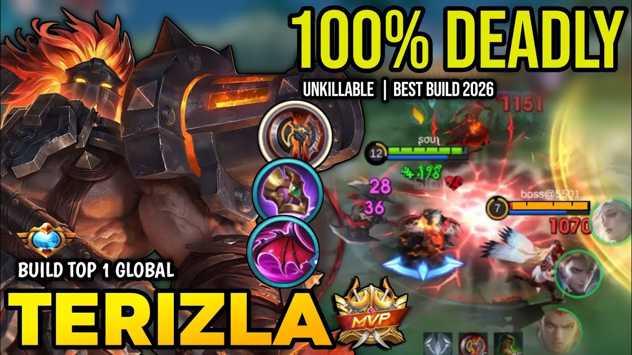 TERIZLA BEST BUILD 2026 | BUILD TOP 1 GLOBAL TERIZLA GAMEPLAY | MOBILE LEGENDS✓