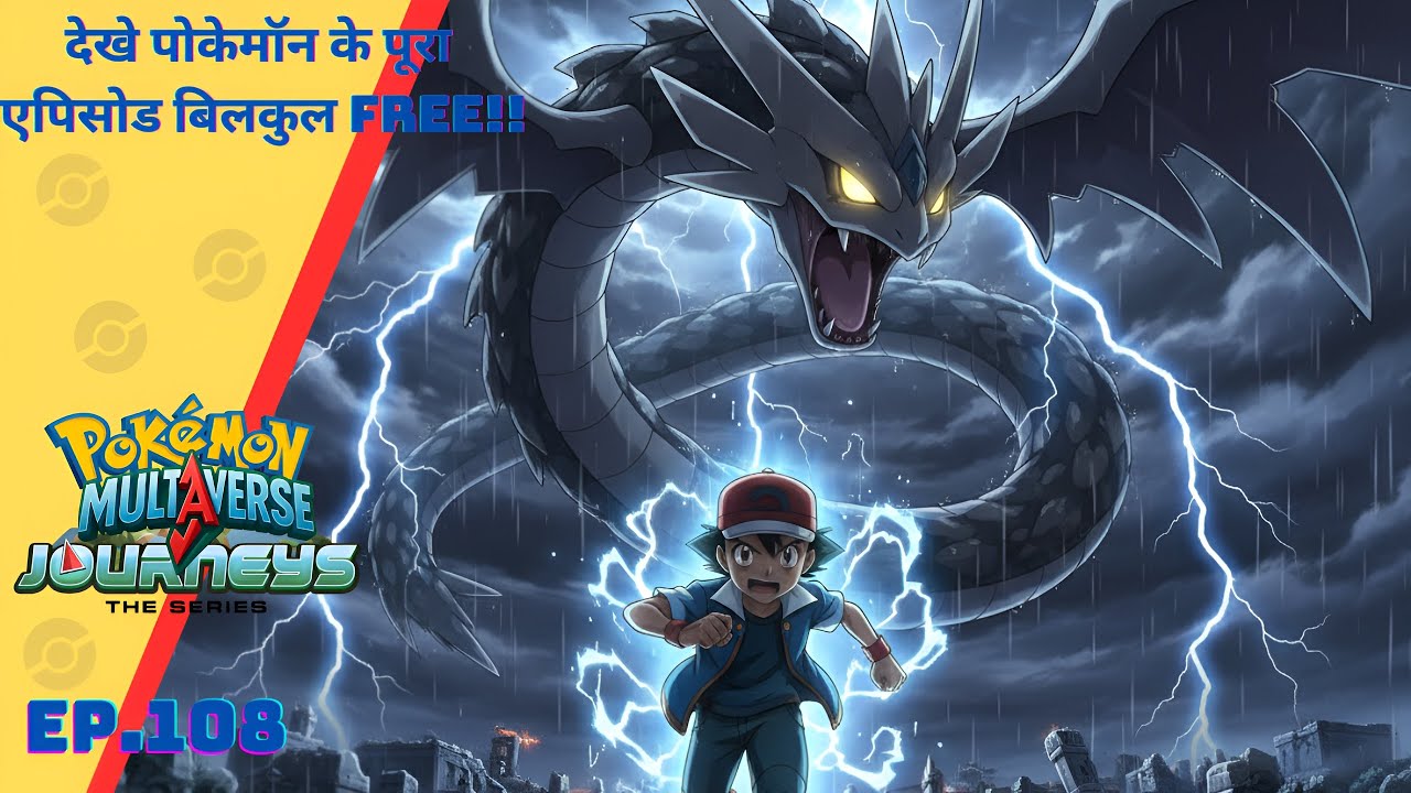 Pokémon Multiverse journeys episode- 108 | Ash Vs 4th elite guardian |  Pokémon Hindi | New Series