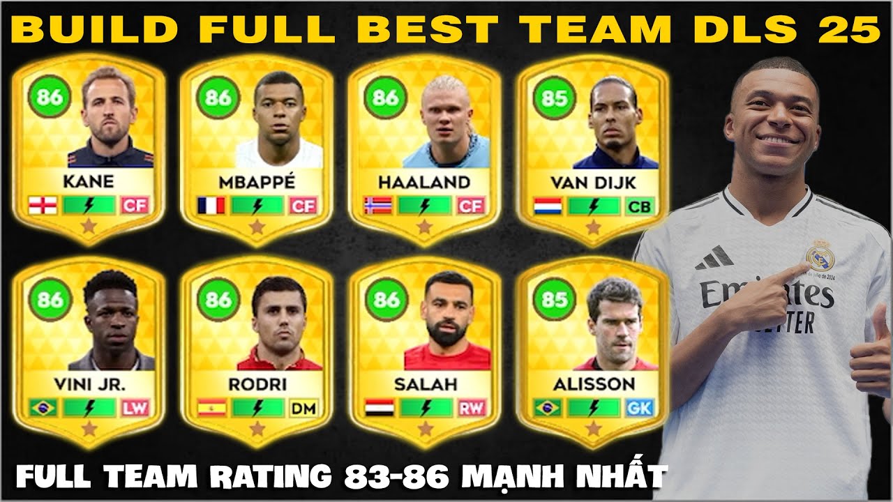 DLS 25 | Build FULL BEST TEAM Dream League Soccer