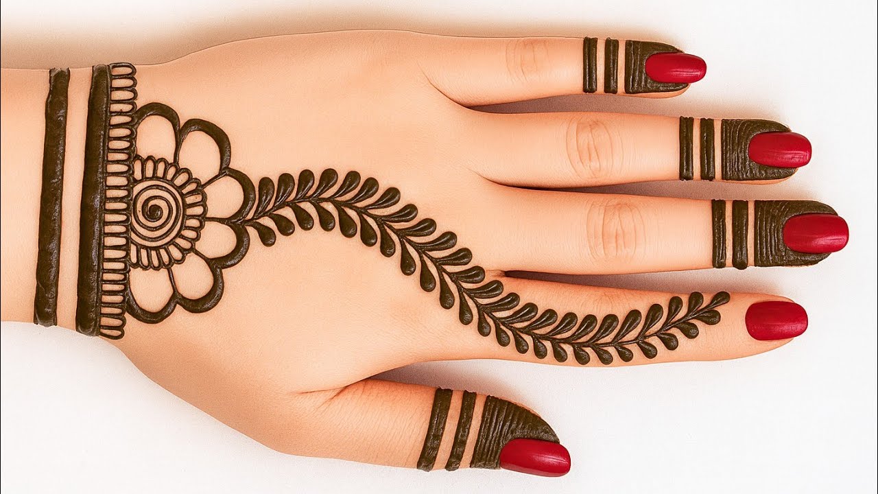 Stylish Back Hand Mehndi Design | Simple Mehndi Design | Mehandi Design