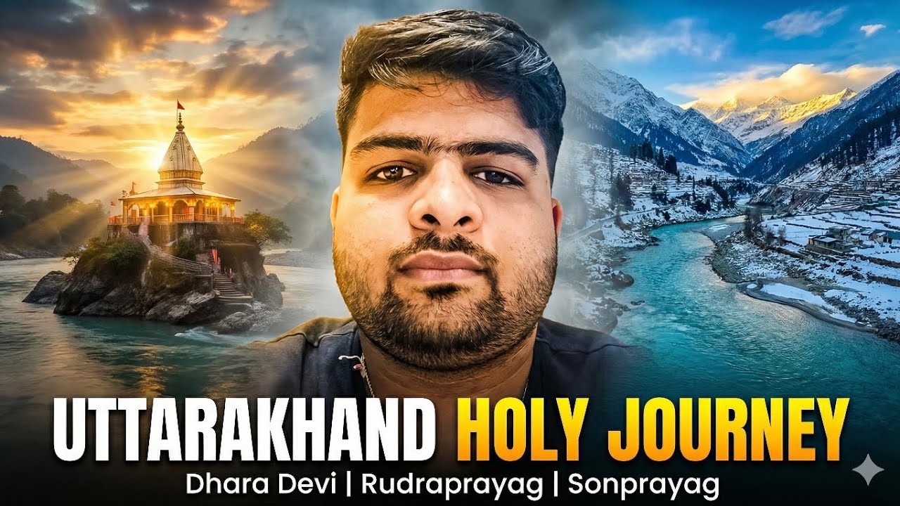 Rudraprayag to Sonprayag Vlog | Dhara Devi Temple Darshan | Kedarnath Route Full Journey | CS vlog