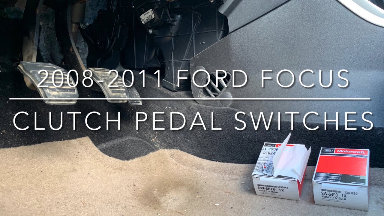 Замена выключателя педали сцепления Ford Focus (обоих)