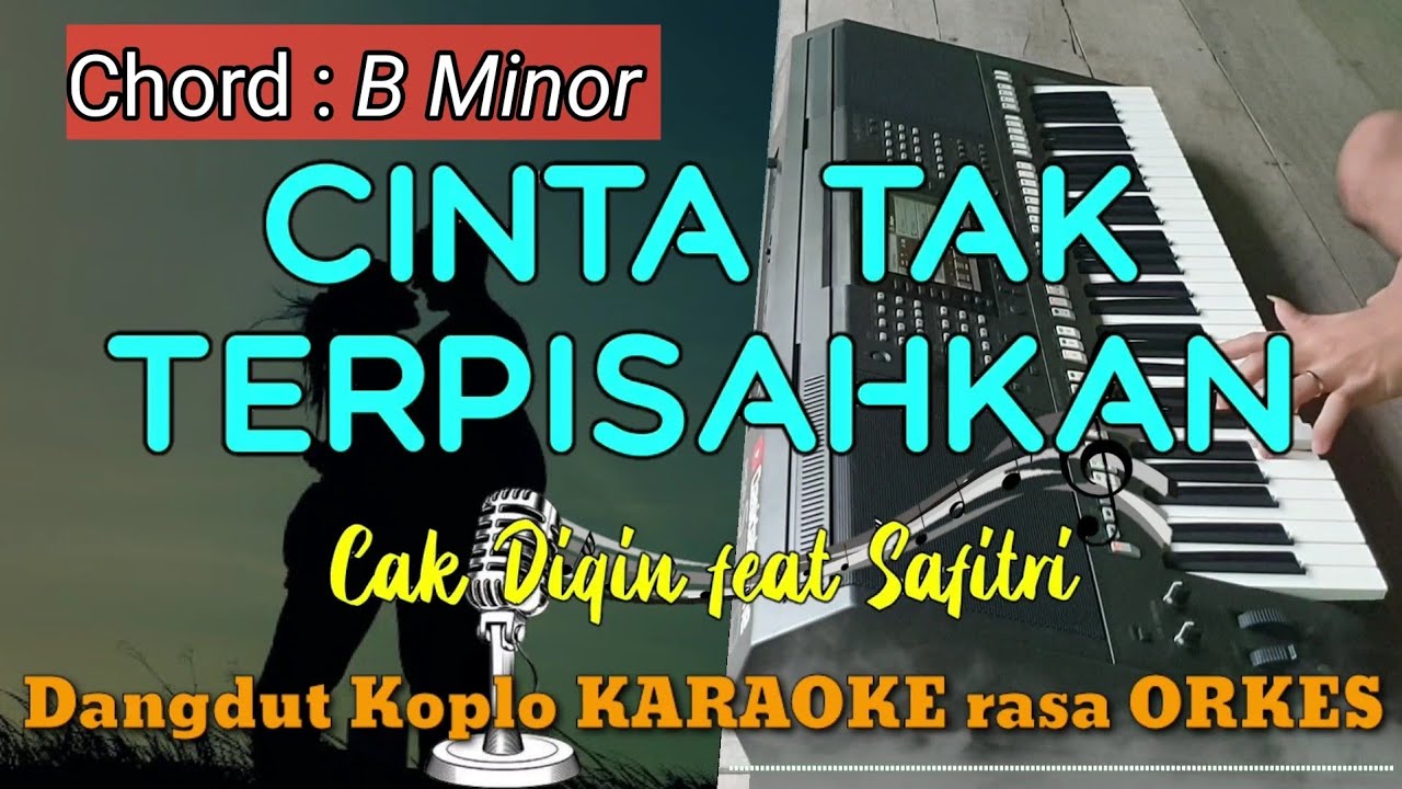CINTA TAK TERPISAHKAN - Cak Diqin feat Safitri Versi Dangdut Koplo KARAOKE rasa ORKES