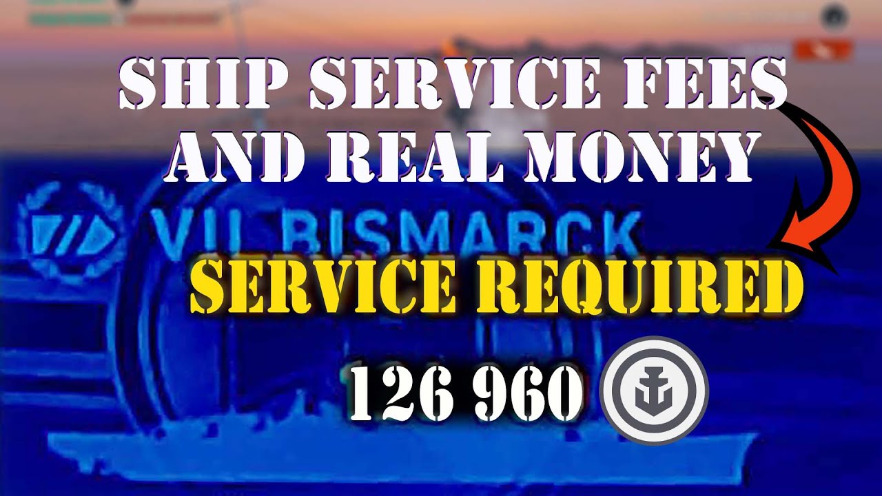 Ship Service Fees in real money - Game Economy | World of Warships Legends