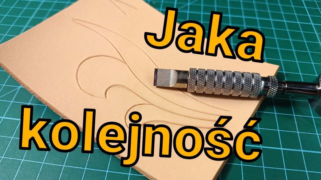 Rozwiąż problem powstający przy wycinaniu wzorów na skórze - DIY tutorial kaletniczy