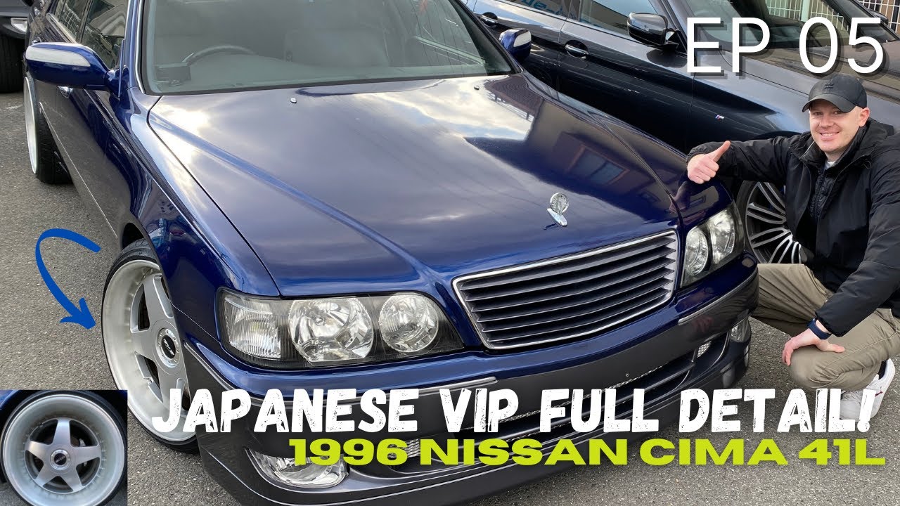 VIP style Nissan Cima Complete DETAIL!! Off to America! SCJDM ep5 