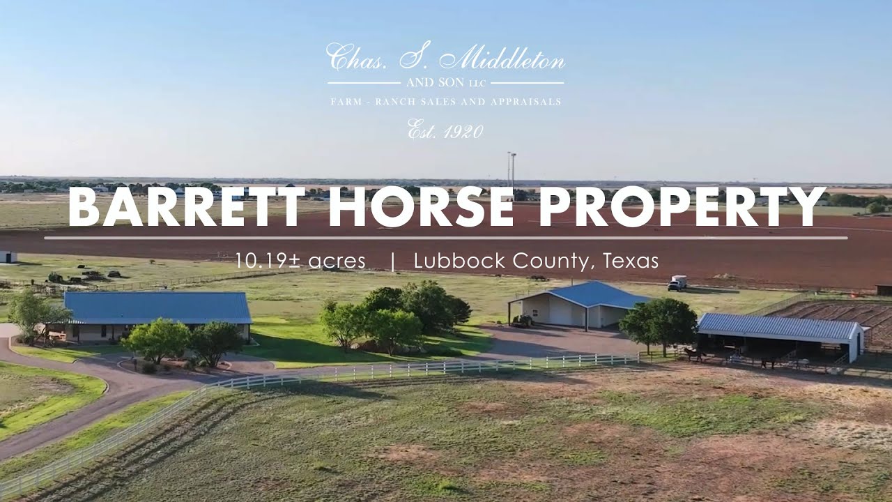 Barrett Horse Property    |    Lubbock County, Texas