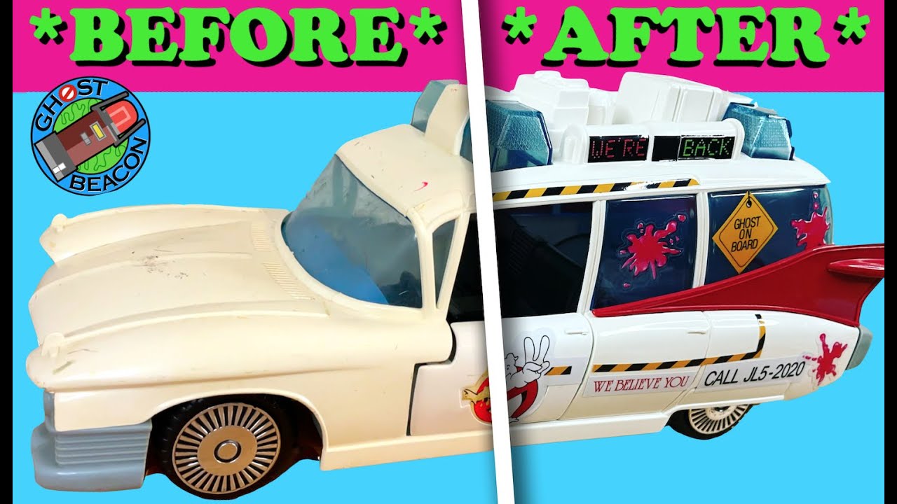 I restore a Kenner Real Ghostbusters ECTO-1 & convert it into an ECTO-1A | Vintage Toy Restoration