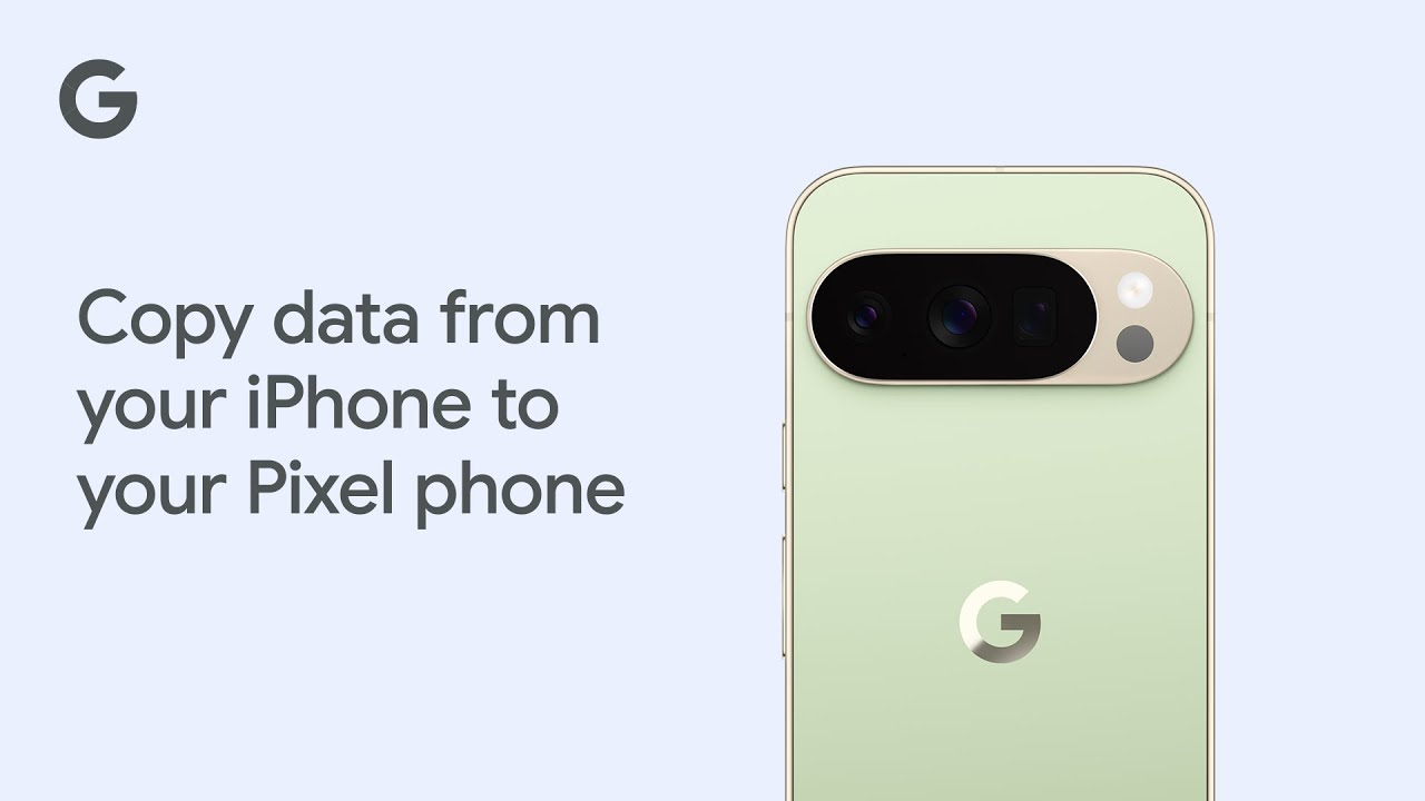 Скопируйте данные с iPhone на телефон Pixel