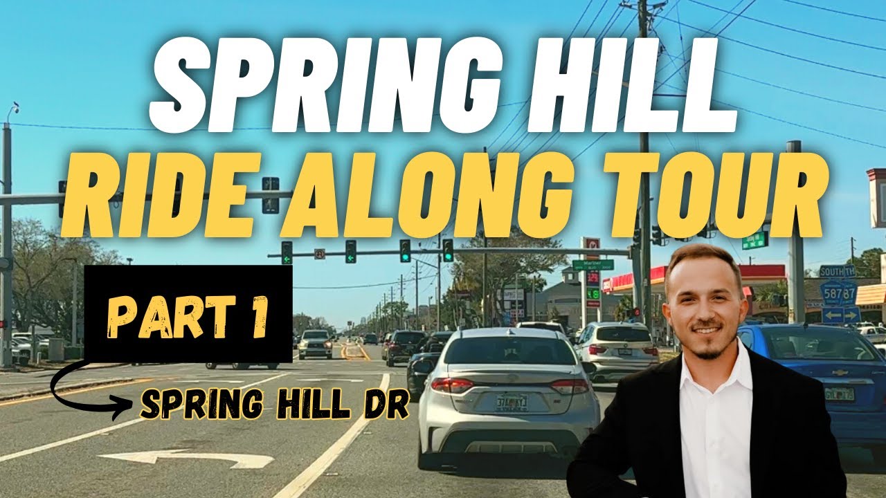 Spring Hill Florida FULL Driving Tour - LIVE Street Views (Part 1)