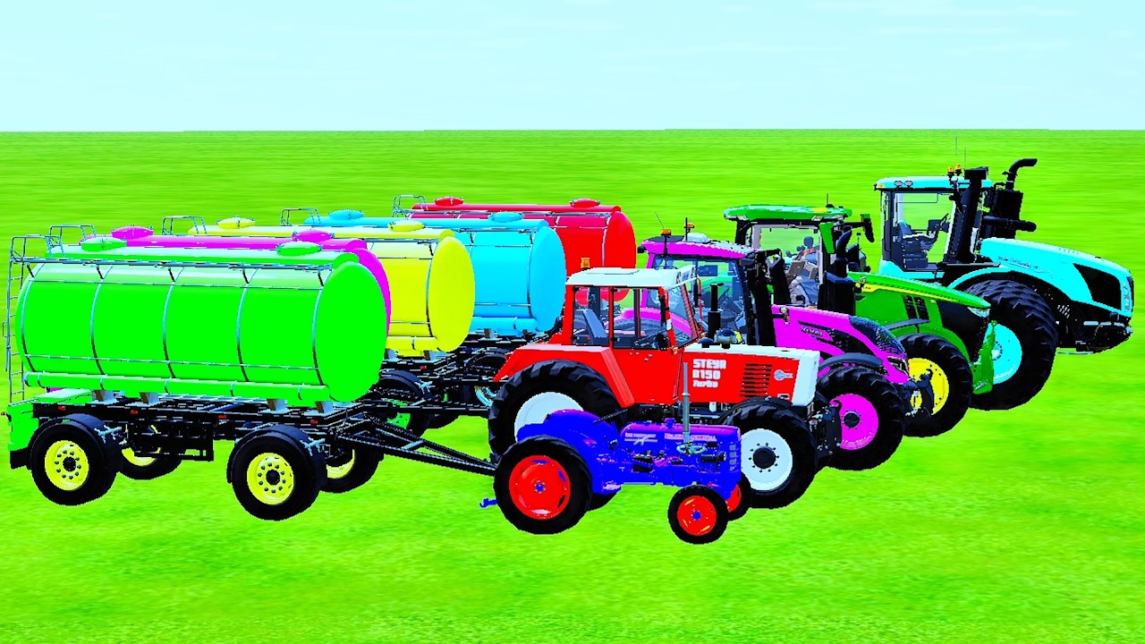 Mini To GIANT TRACTOR And TANGKER VS PARKOUR Hard | Farming Simulator 22 #7